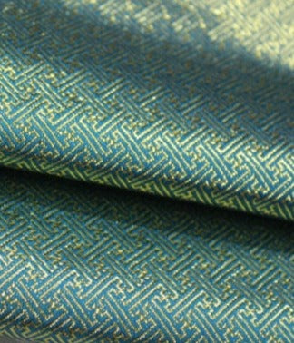 Metallic Speaker Grill Cloth blue gold