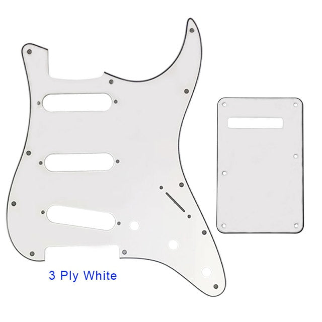 Guitar Pickguard With Back Plate Suit For USA/Mexico Fender Strat Standard SSS ST