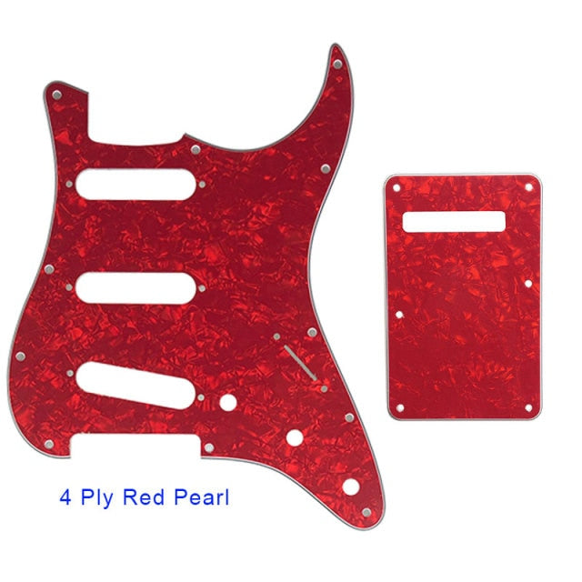 Guitar Pickguard With Back Plate Suit For USA/Mexico Fender Strat Standard SSS ST