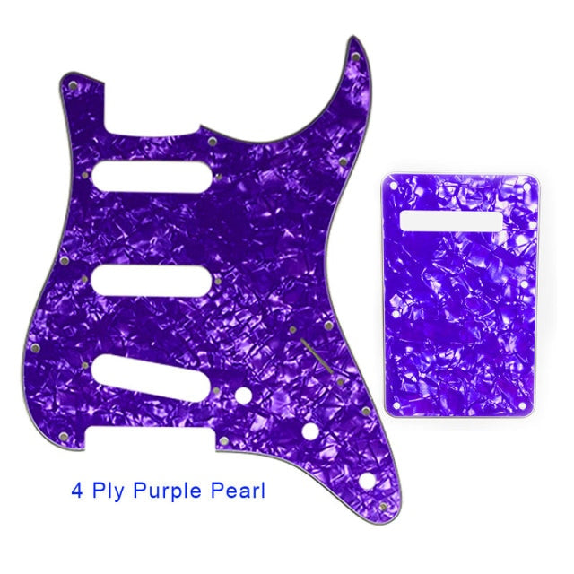 Guitar Pickguard With Back Plate Suit For USA/Mexico Fender Strat Standard SSS ST