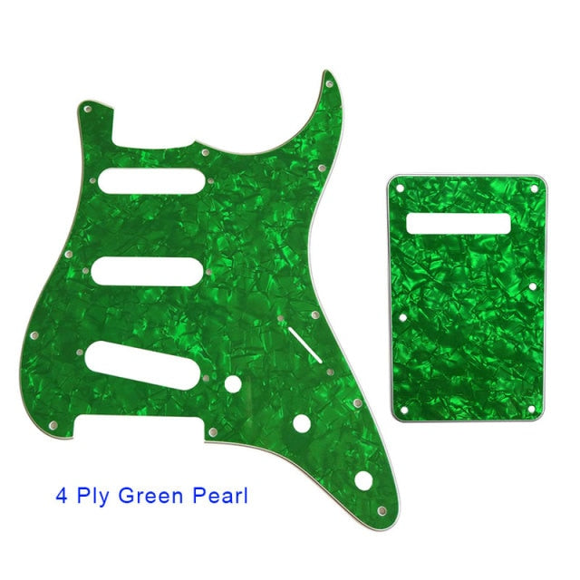 Guitar Pickguard With Back Plate Suit For USA/Mexico Fender Strat Standard SSS ST
