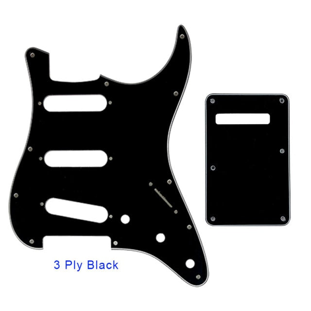 Guitar Pickguard With Back Plate Suit For USA/Mexico Fender Strat Standard SSS ST