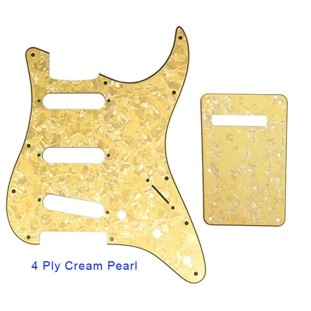 Guitar Pickguard With Back Plate Suit For USA/Mexico Fender Strat Standard SSS ST