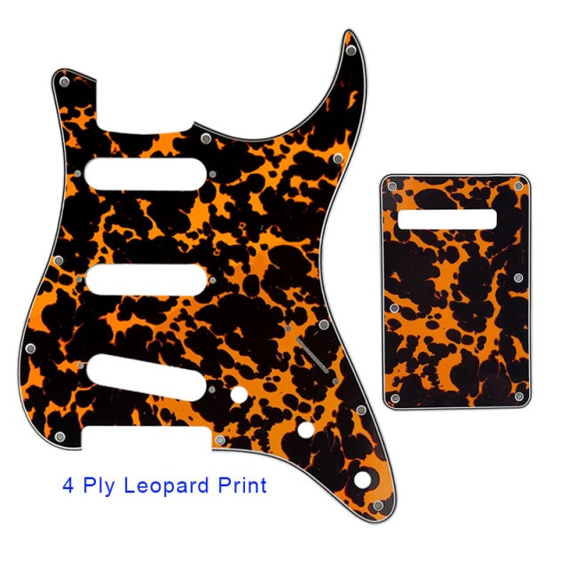 Guitar Pickguard With Back Plate Suit For USA/Mexico Fender Strat Standard SSS ST