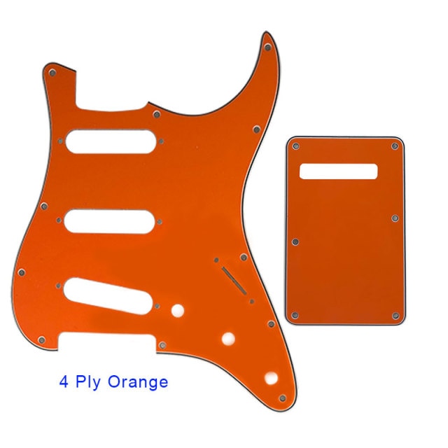 Guitar Pickguard With Back Plate Suit For USA/Mexico Fender Strat Standard SSS ST