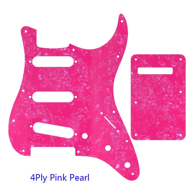 Guitar Pickguard With Back Plate Suit For USA/Mexico Fender Strat Standard SSS ST
