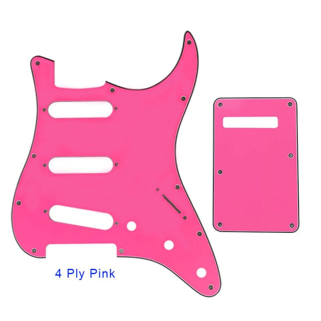 Guitar Pickguard With Back Plate Suit For USA/Mexico Fender Strat Standard SSS ST