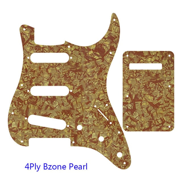 Guitar Pickguard With Back Plate Suit For USA/Mexico Fender Strat Standard SSS ST