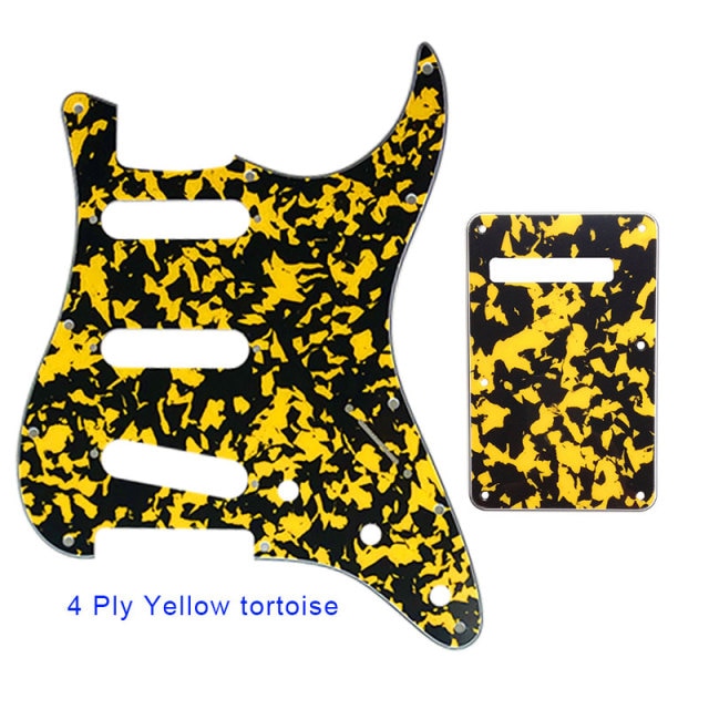 Guitar Pickguard With Back Plate Suit For USA/Mexico Fender Strat Standard SSS ST