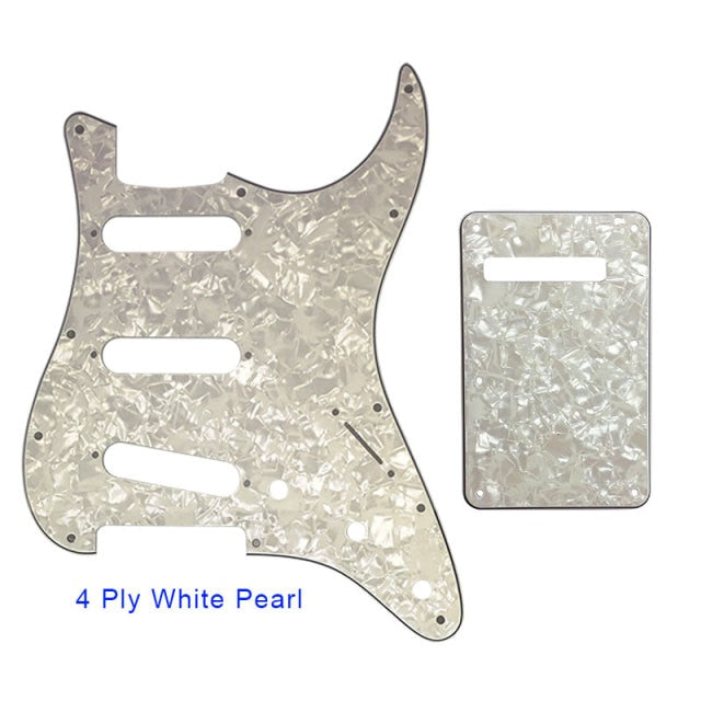 Guitar Pickguard With Back Plate Suit For USA/Mexico Fender Strat Standard SSS ST