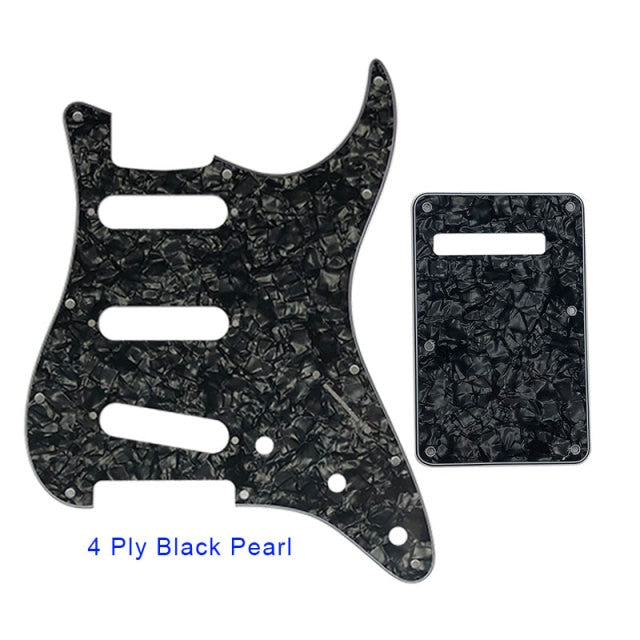 Guitar Pickguard With Back Plate Suit For USA/Mexico Fender Strat Standard SSS ST