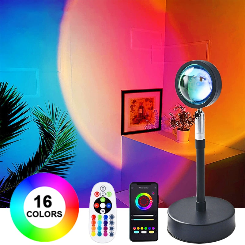 RGB Sunset Corner Lamp
