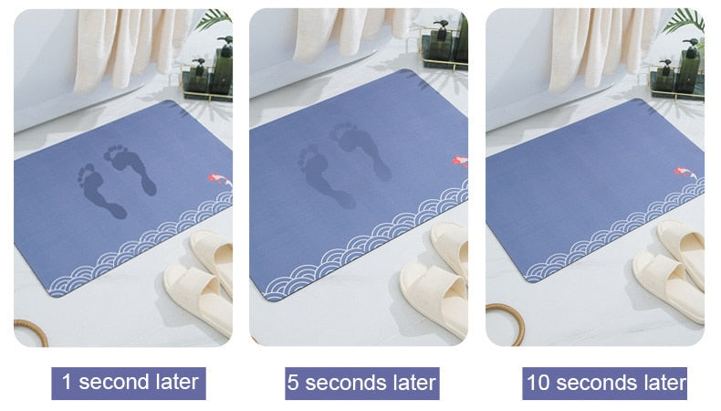 quick dry bath mat