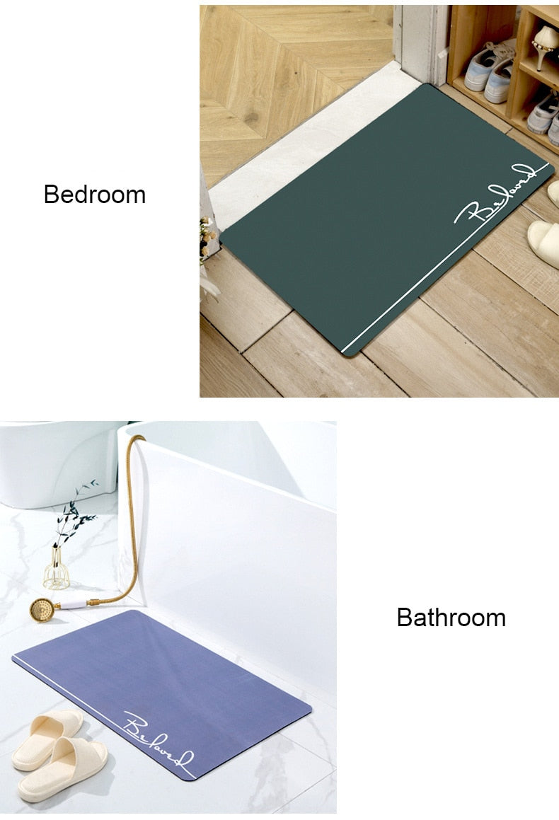 quick dry bath mat