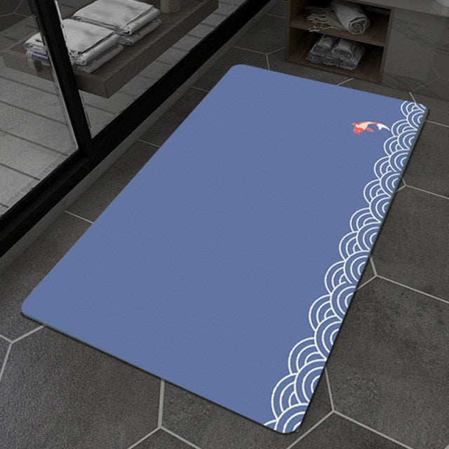 quick dry bath mat
