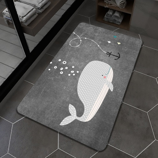 quick dry bath mat