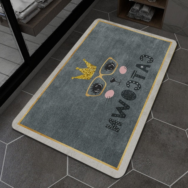 quick dry bath mat