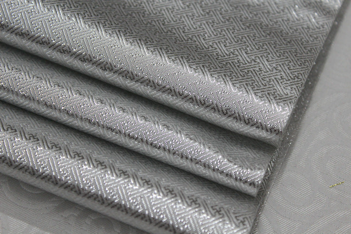 Metallic Speaker Grill Cloth Silver
