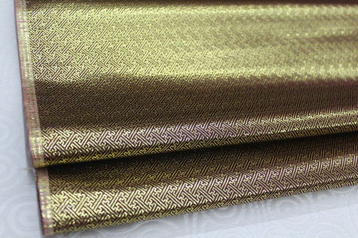 Metallic Speaker Grill Cloth gold