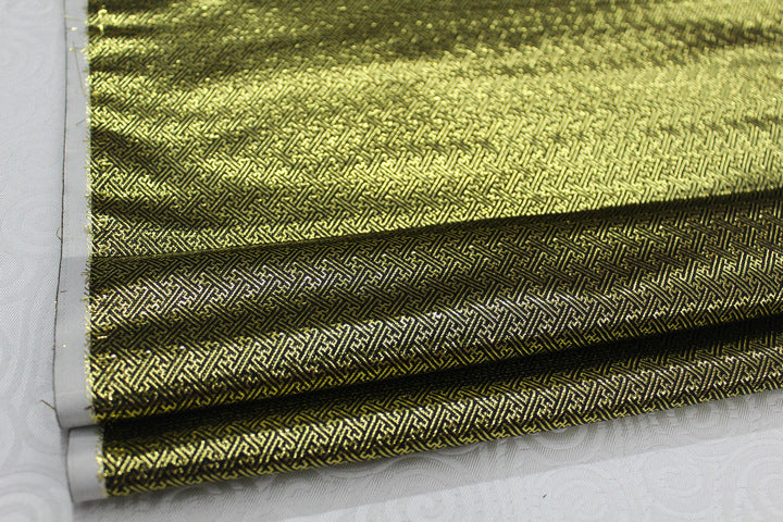Metallic Speaker Grill Cloth gold black