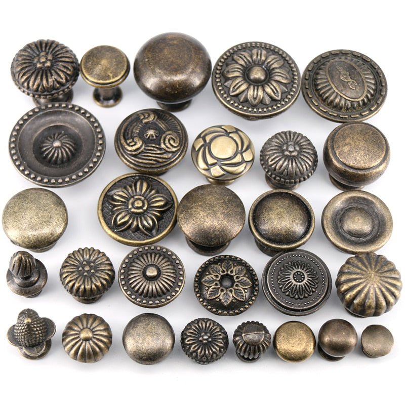 drawer pulls antique brass