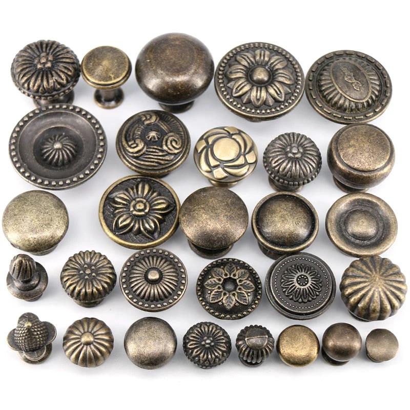 drawer pulls antique brass