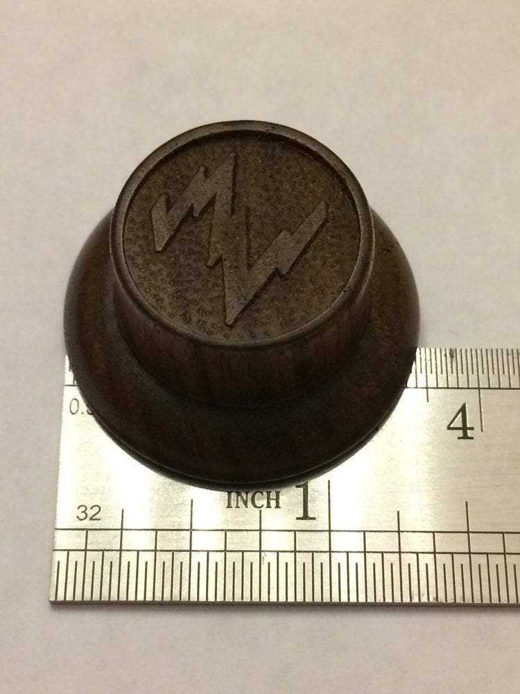 Reproduction 1936-1937 Zenith Radio Knob - Solid Walnut Wood Knob Big River Hardware