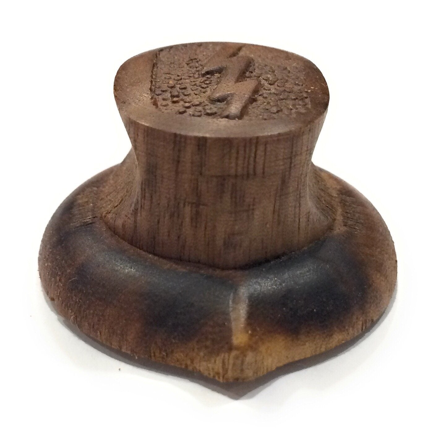 Reproduction 1936 Zenith Pointer Tuning Knob - Solid Wood Zenith Radio Knob Big River Hardware