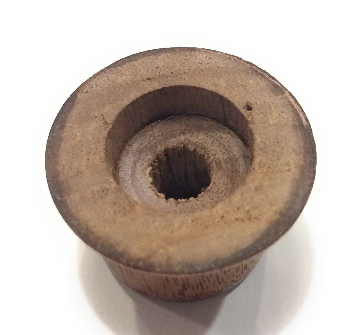 Retro Zenith Style Custom Guitar Knobs - Strat Style Wood Knob - Walnut Guitar Control Knob Big River Hardware