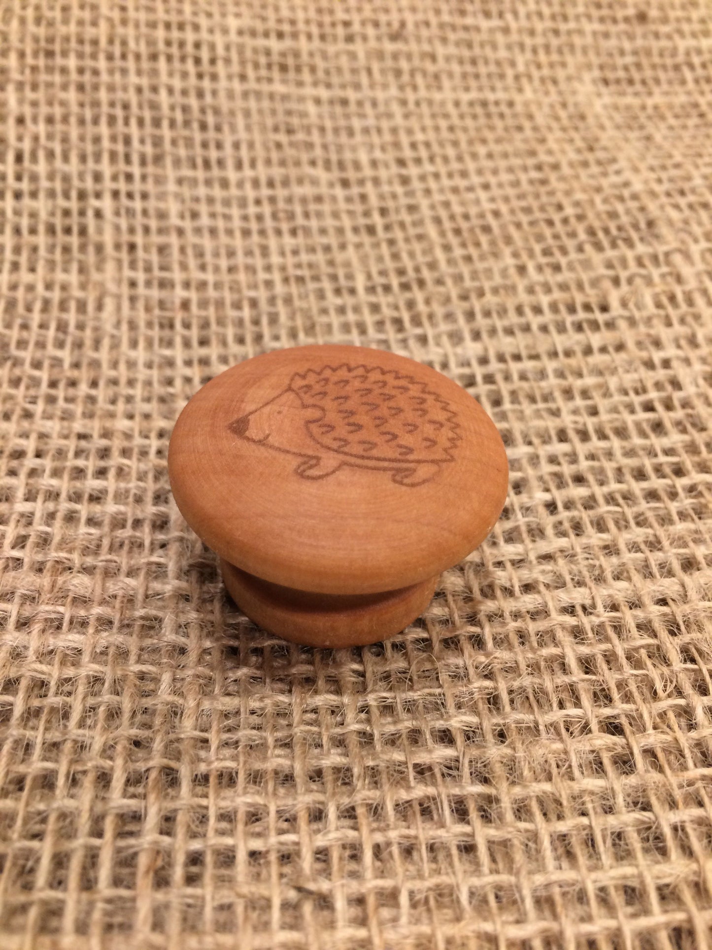 Rustic Cabinet Pulls Laser Engraved -Hedgehog Home Knobs Big River Hardware