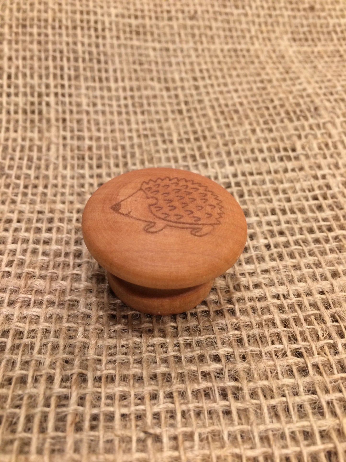 Rustic Cabinet Pulls Laser Engraved -Hedgehog Home Knobs Big River Hardware
