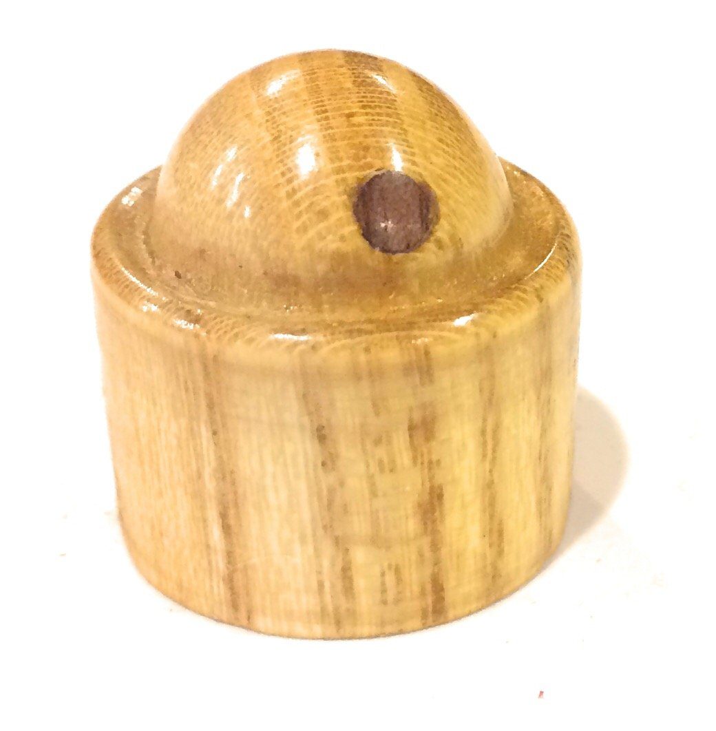 Set of 2 Tele Style Wood Barrel Cool Guitar Knobs Guitar Control Knob Big River Hardware Osage Orange - Rising Sun