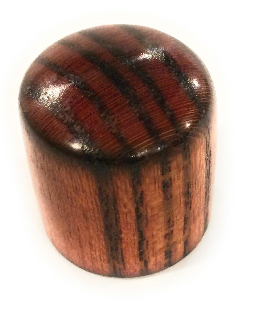 Set of 2 Tele Style Wood Barrel Custom Guitar Knobs Guitar Control Knob Big River Hardware