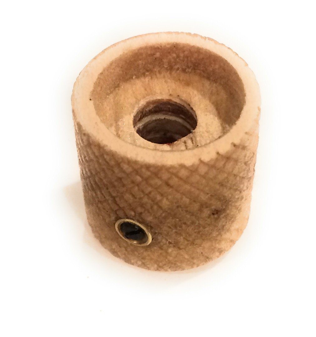 Set of 2 Tele Style Wood Barrel Custom Guitar Knobs Guitar Control Knob Big River Hardware