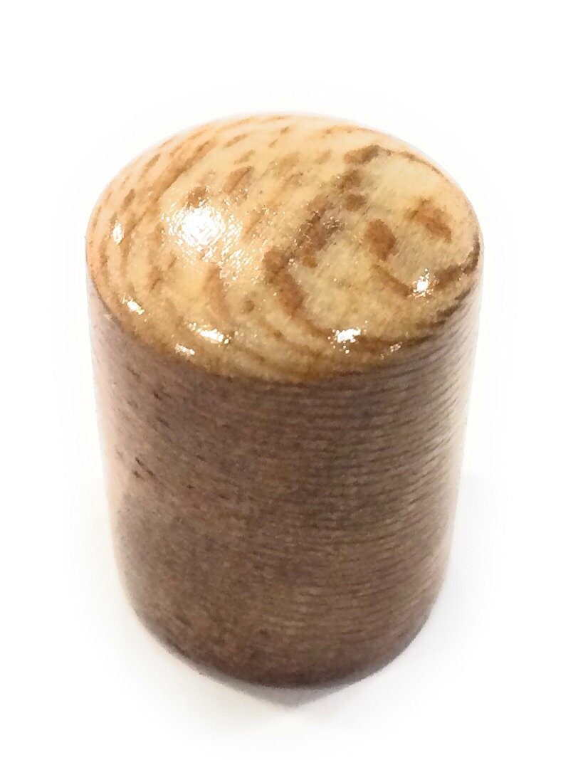 Set of 2 Tele Style Wood Barrel Custom Guitar Knobs Guitar Control Knob Big River Hardware Sycamore Wood