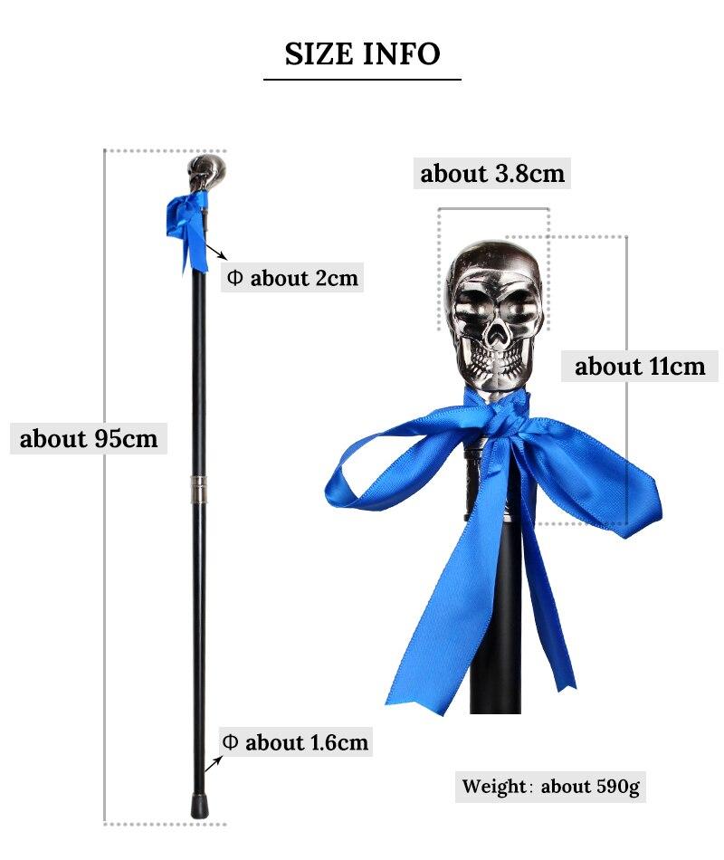 Skull Cane Topper & Walking Stick Skull Cane Big River Hardware