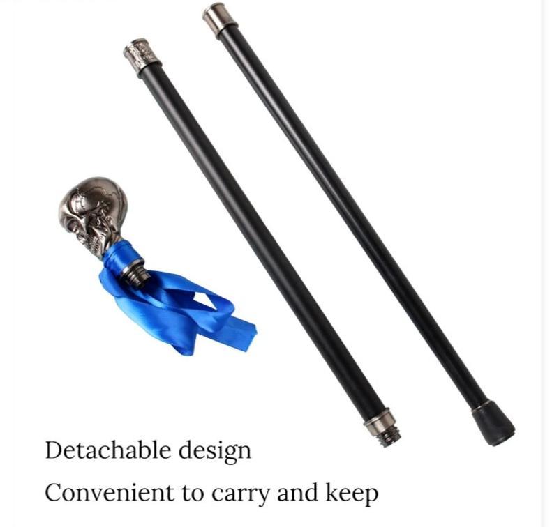 Skull Cane Topper & Walking Stick Skull Cane Big River Hardware