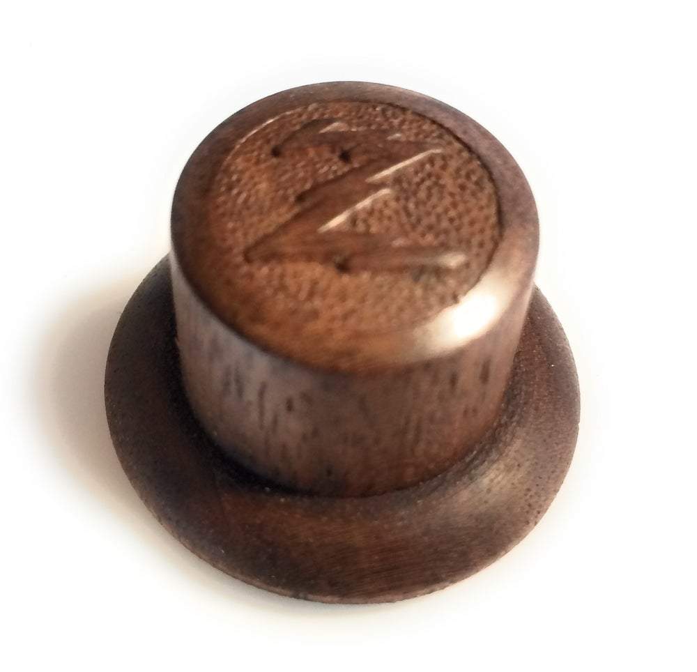 Small Solid Wood Hand Made Zenith Knob - Antique Radio Repair Knob Big River Hardware