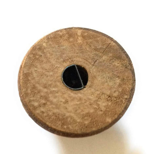 Small Solid Wood Hand Made Zenith Knob - Antique Radio Repair Knob Big River Hardware