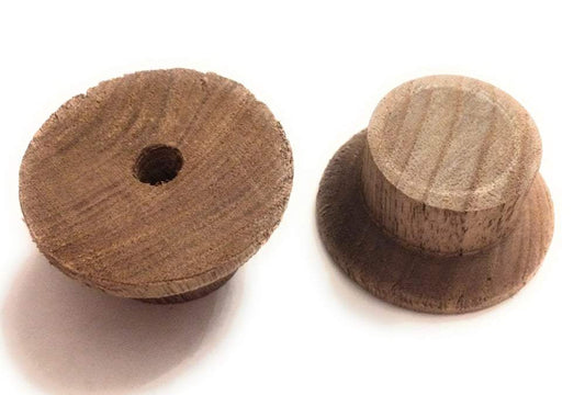 Solid Walnut Audio Knobs Starter Kit for Antique Radio Repair Knob Big River Hardware
