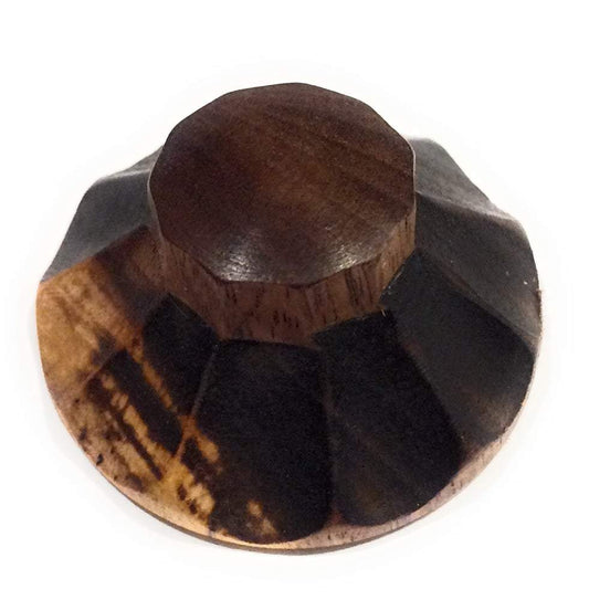 Solid Walnut Flower Magnet or Audio Knob Magnet Big River Hardware Flower Magnet