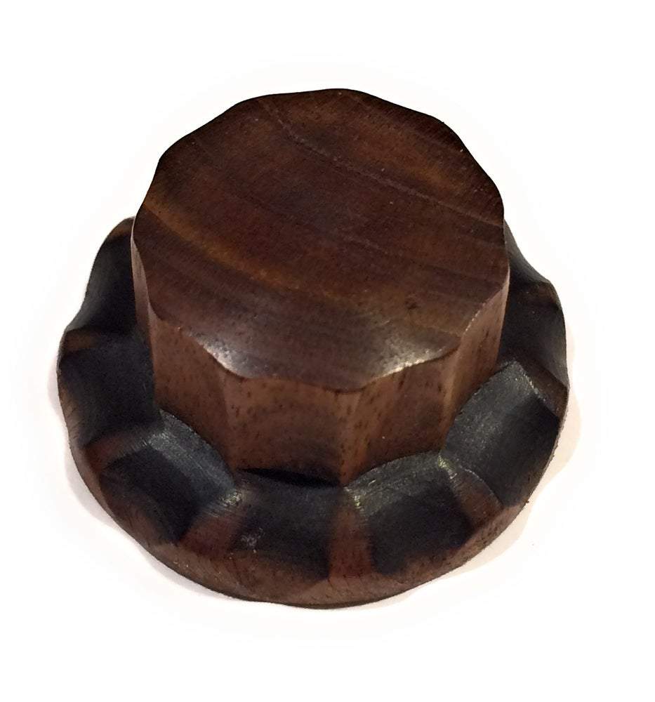 Solid Walnut Geometry Class Magnet or Audio Knob - We Customize! - Radio Knobs knob Big River Hardware Geometry Class Magnet