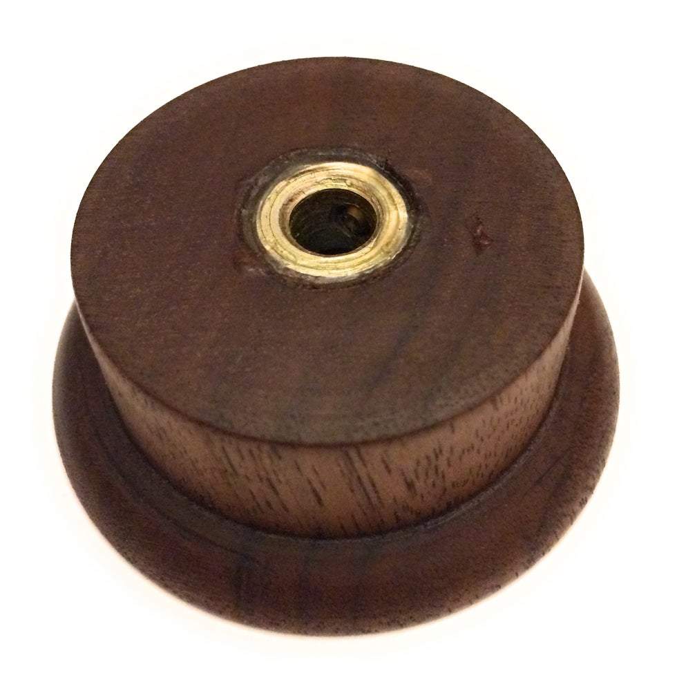 Solid Walnut Reproduction 1938 Zenith Shutter Dial Tuning Style Radio Knob Knob Big River Hardware
