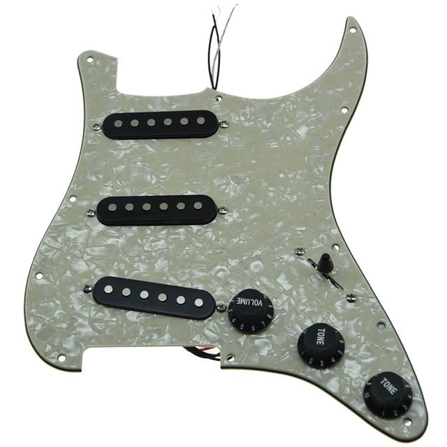Strat Pickguard Custom Strat Pickguard Custom Big River Hardware Aged Pearl-BK