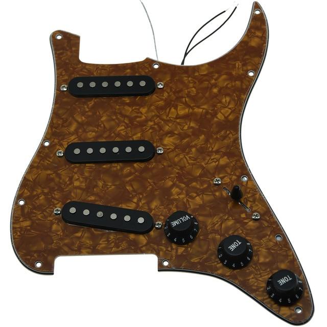 Strat Pickguard Custom Strat Pickguard Custom Big River Hardware Gold Pearl-BK
