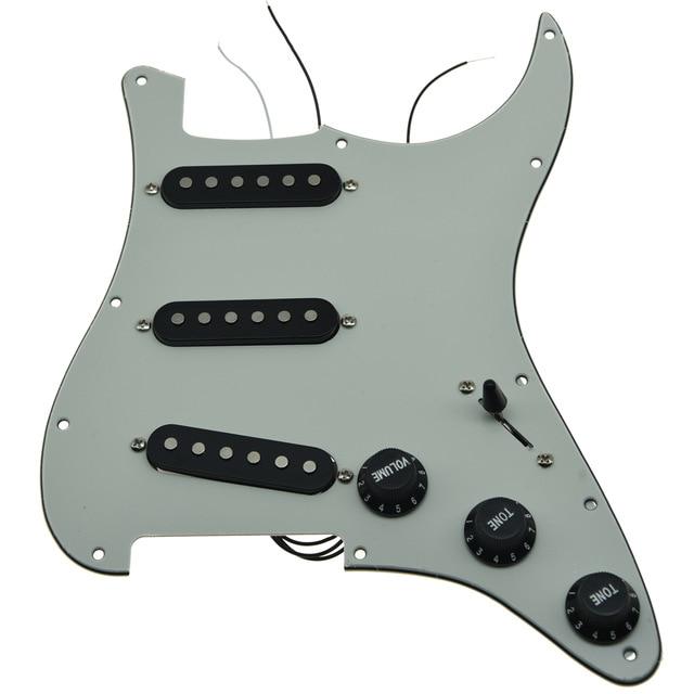 Strat Pickguard Custom Strat Pickguard Custom Big River Hardware Ivory 3 Ply-BK