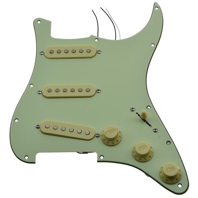 Strat Pickguard Custom Strat Pickguard Custom Big River Hardware Mint Green 3 Ply-IV