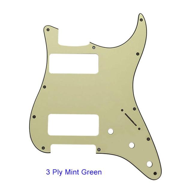 Stratocaster Guitar PICKGUARD Pickguard Big River Hardware 3Ply Mint Green