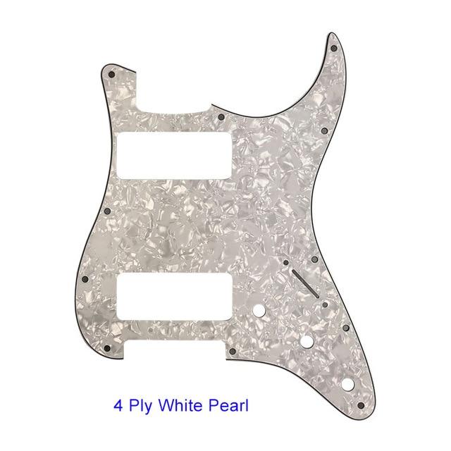 Stratocaster Guitar PICKGUARD Pickguard Big River Hardware 4Ply White Pearl