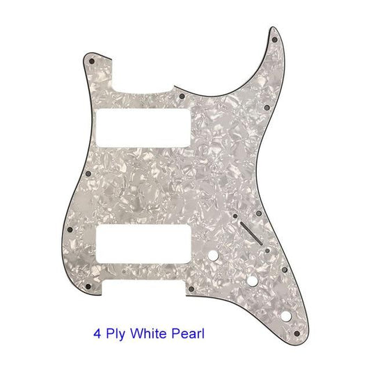 Stratocaster Guitar PICKGUARD Pickguard Big River Hardware 4Ply White Pearl
